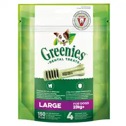 Zooplus 15% Korting! Greenies snacks 170 g / 340 g - Large (170 g) aanbieding