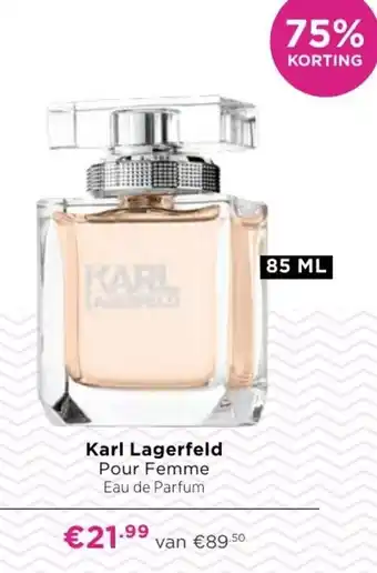 ICI Paris XL Karl Lagerfeld Pour Femme edp 85ml aanbieding