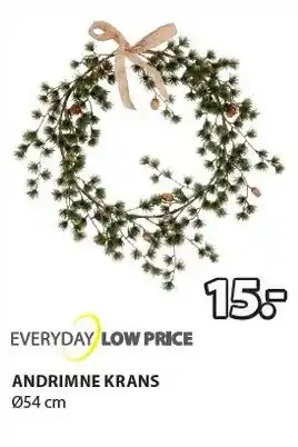 Jysk Everyday Low Price Andrimne Krans aanbieding