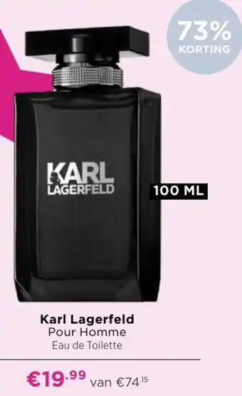 ICI Paris XL Karl Lagerfeld Pour Homme edt 100ml aanbieding