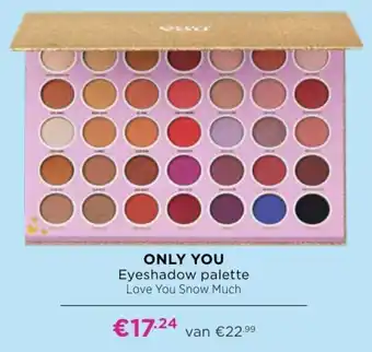 ICI Paris XL Only You Eyeshadow palette Love You Snow Much aanbieding