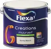 Praxis Flexa muurverf Creations extra mat sandy beach 2,5L aanbieding