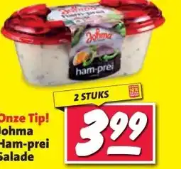 Nettorama Johma Ham-prei Salade aanbieding