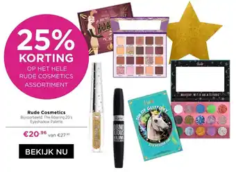 ICI Paris XL Rude Cosmetics aanbieding