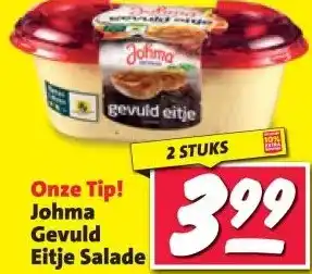 Nettorama Johma Gevuld Eitje Salade aanbieding