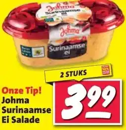 Nettorama Johma Surinaamse Ei Salade aanbieding