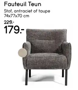 Leen Bakker Fauteuil Teun aanbieding