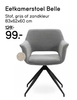 Leen Bakker Eetkamerstoel Belle aanbieding