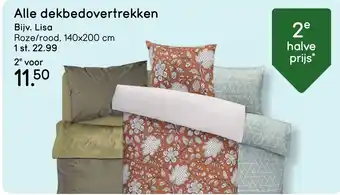 Leen Bakker Alle dekbedovertrekken aanbieding