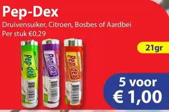 Die Grenze Pep-Dex aanbieding