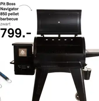 Karwei Pit Boss Navigator 850 pellet barbecue zwart aanbieding