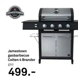 Karwei Jamestown gasbarbecue Colten 4 Brander gas aanbieding