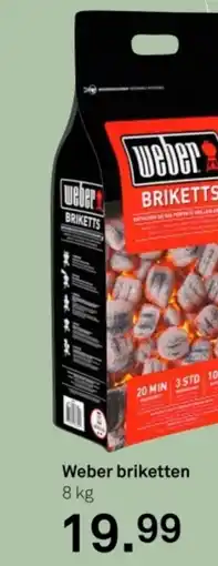 Karwei Weber briketten aanbieding