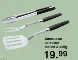 Karwei Jamestown barbecue toolset 3 delig aanbieding