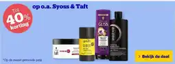 Bol.com op o.a. Syoss & Taft aanbieding