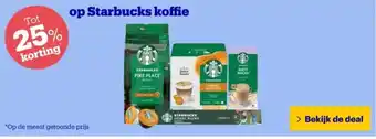 Bol.com op Starbucks koffie aanbieding