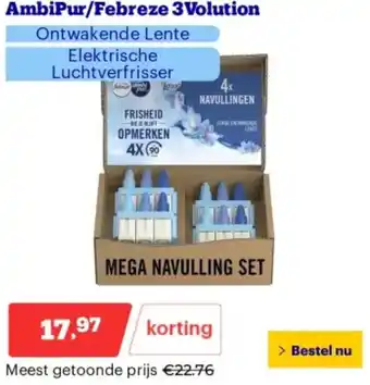 Bol.com Ambi Pur Febreze 3 Volution aanbieding