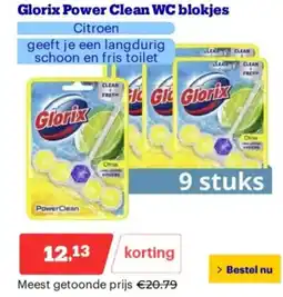 Bol.com Glorix Power Clean WC blokjes aanbieding