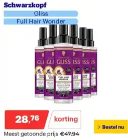 Bol.com Schwarzkopf aanbieding