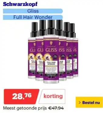 Bol.com Schwarzkopf aanbieding