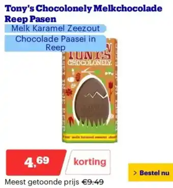 Bol.com Tony's Chocolonely Melkchocolade Reep Pasen aanbieding