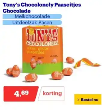 Bol.com Tony's Chocolonely Paaseitjes Chocolade aanbieding