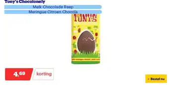 Bol.com Tony's Chocolonely aanbieding