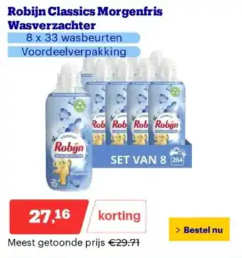 Bol.com Robijn Classics Morgenfris Wasverzachter aanbieding