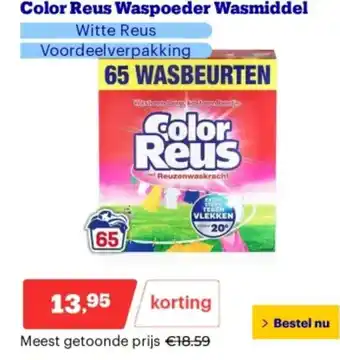 Bol.com Color Reus Waspoeder Wasmiddel aanbieding