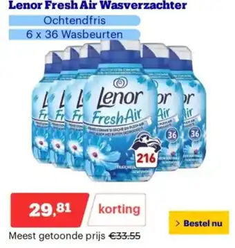 Bol.com Lenor Fresh Air Wasverzachter aanbieding