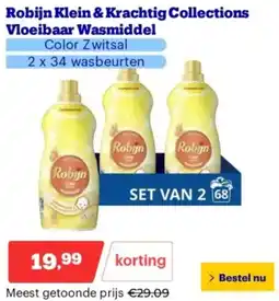 Bol.com Robijn Klein & Krachtig Collections Vloeibaar Wasmiddel aanbieding