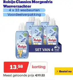 Bol.com Robijn Classics Morgenfris Wasverzachter aanbieding