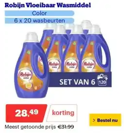 Bol.com Robijn Vloeibaar Wasmiddel aanbieding