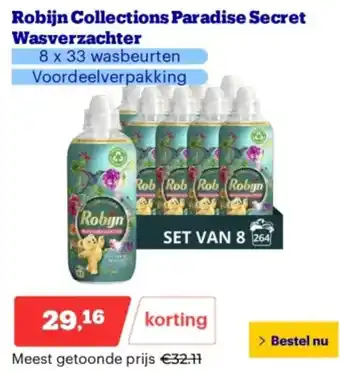 Bol.com Robijn Collections Paradise Secret Wasverzachter aanbieding