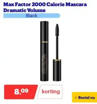 Bol.com Max Factor 2000 Calorie Mascara Dramatic Volume aanbieding