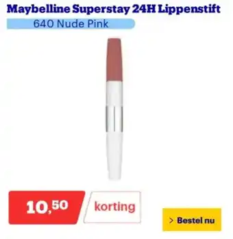 Bol.com Maybelline Superstay 24H Lippenstift aanbieding