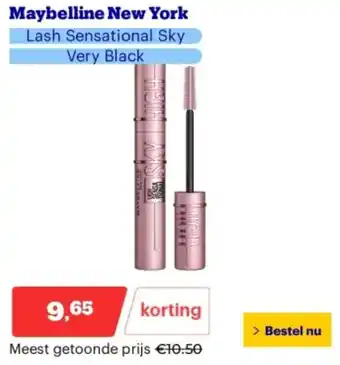 Bol.com Maybelline New York aanbieding