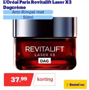 Bol.com L'Oréal Paris Revitalift Laser X3 Dagcrème aanbieding