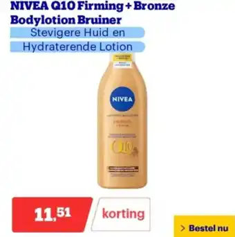 Bol.com NIVEA Q10 Firming + Bronze Bodylotion Bruinerion aanbieding