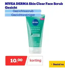 Bol.com NIVEA DERMA Skin Clear Face Scrub aanbieding