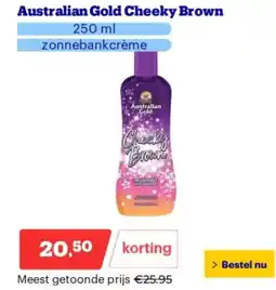 Bol.com Australian Gold Cheeky Brown aanbieding