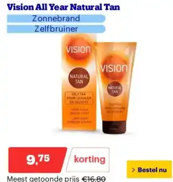 Bol.com Vision All Year Natural Tan aanbieding