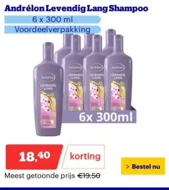 Bol.com Andrélon Levendig Lang Shampoo aanbieding