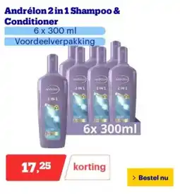 Bol.com Andrélon 2 in 1 Shampoo & Conditioner aanbieding