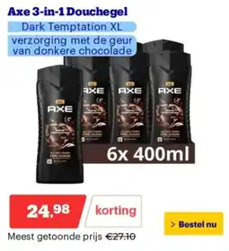 Bol.com Axe 3 in 1 Douchegel aanbieding