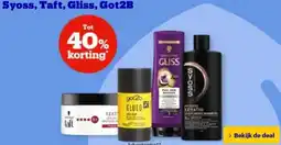 Bol.com Syoss, Taft, Gliss, Got2B aanbieding