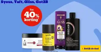 Bol.com Syoss, Taft, Gliss, Got2B aanbieding