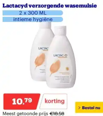 Bol.com Lactacyd verzorgende wasemulsie aanbieding