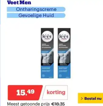 Bol.com Veet Men aanbieding