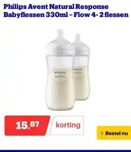 Bol.com Philips Avent Natural Response Babyflessen aanbieding